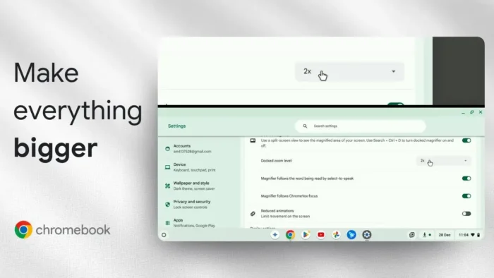 How to Use Screen Magnifier in Chromebook