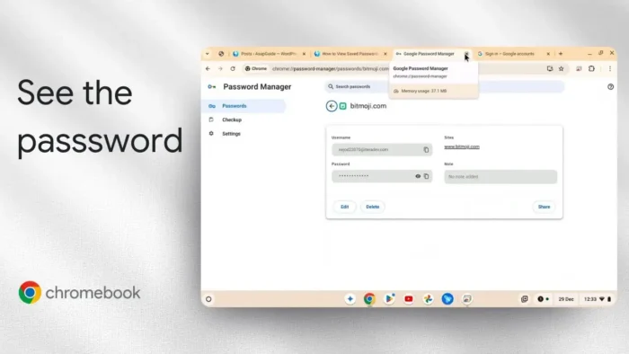 How to View Saved Passwords on Chromebook